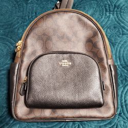 Brand New Coach Backpack And Wallet