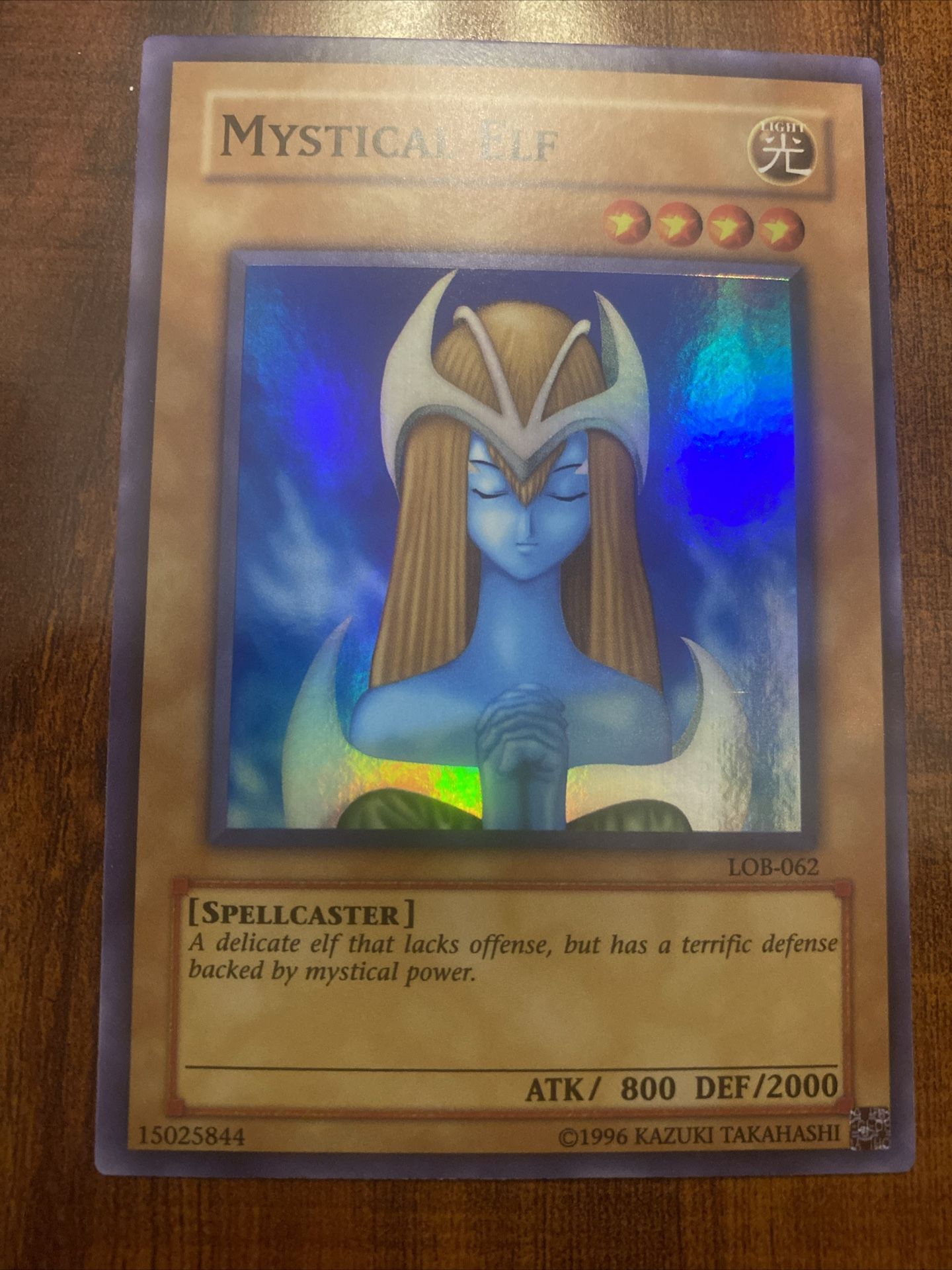 Yugioh Mystical Elf LOB-062 Super Rare Holo Unlimited NM/M PACK FRESH