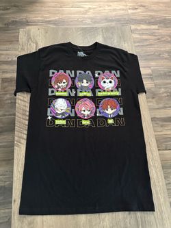 Dandadan Chibi Group Portrait T-Shirt size XL