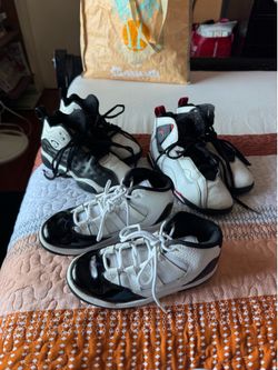 Jordon, Set of 3, Kids Sneakers Size 11-13, Used Good Condition, Individual Read Description!
