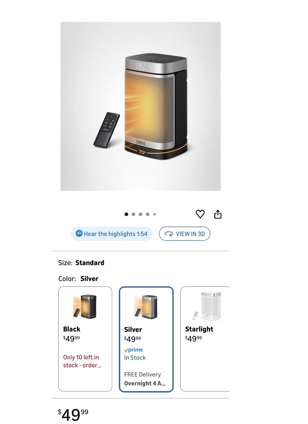 Dreo Space Heater BRAND NEW**** IN-BOX***