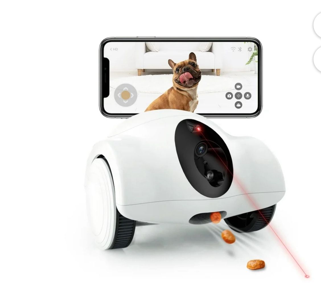 Smart Pet Camera Robot For Pets