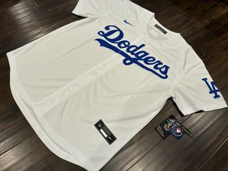 NEW Los Angeles LA Dodgers Team Jersey Blank No Name Jersey // Classic Blue // Dodger White/ Rare Dodgers White & Gold // Sizes S-3XL // Nike Ohtani