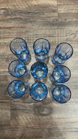 9 glasses(cups)