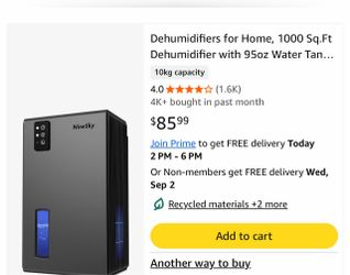 Dehumidifiers