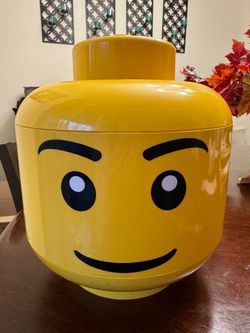 Large Lego head storage