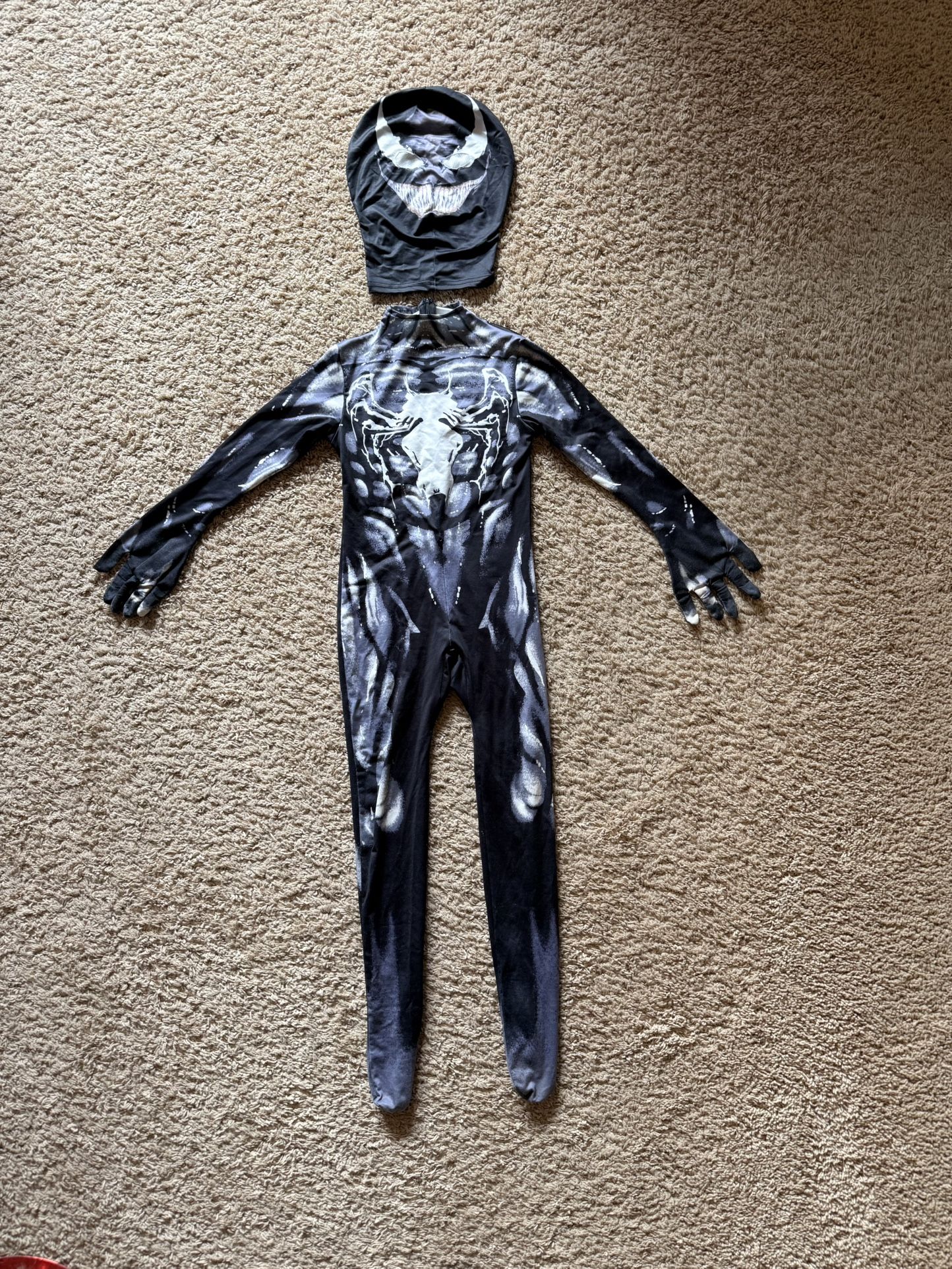Venom Costume Bodysuit Kids Size Medium