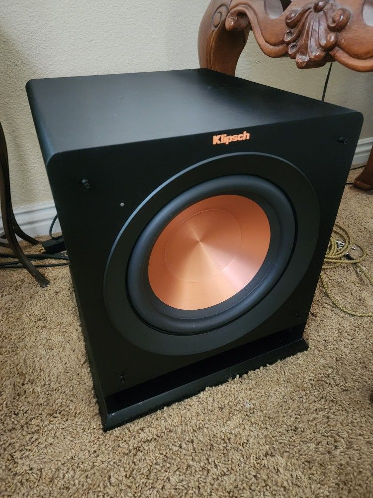 PAIR of Klipsch R110sw Powered Subwoofers
