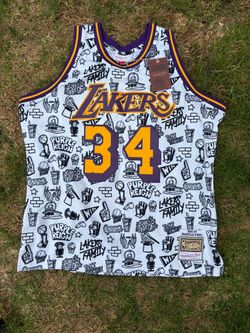 LA LAKERS MITCHELL & NESS AUTHENTIC NBA JERSEY