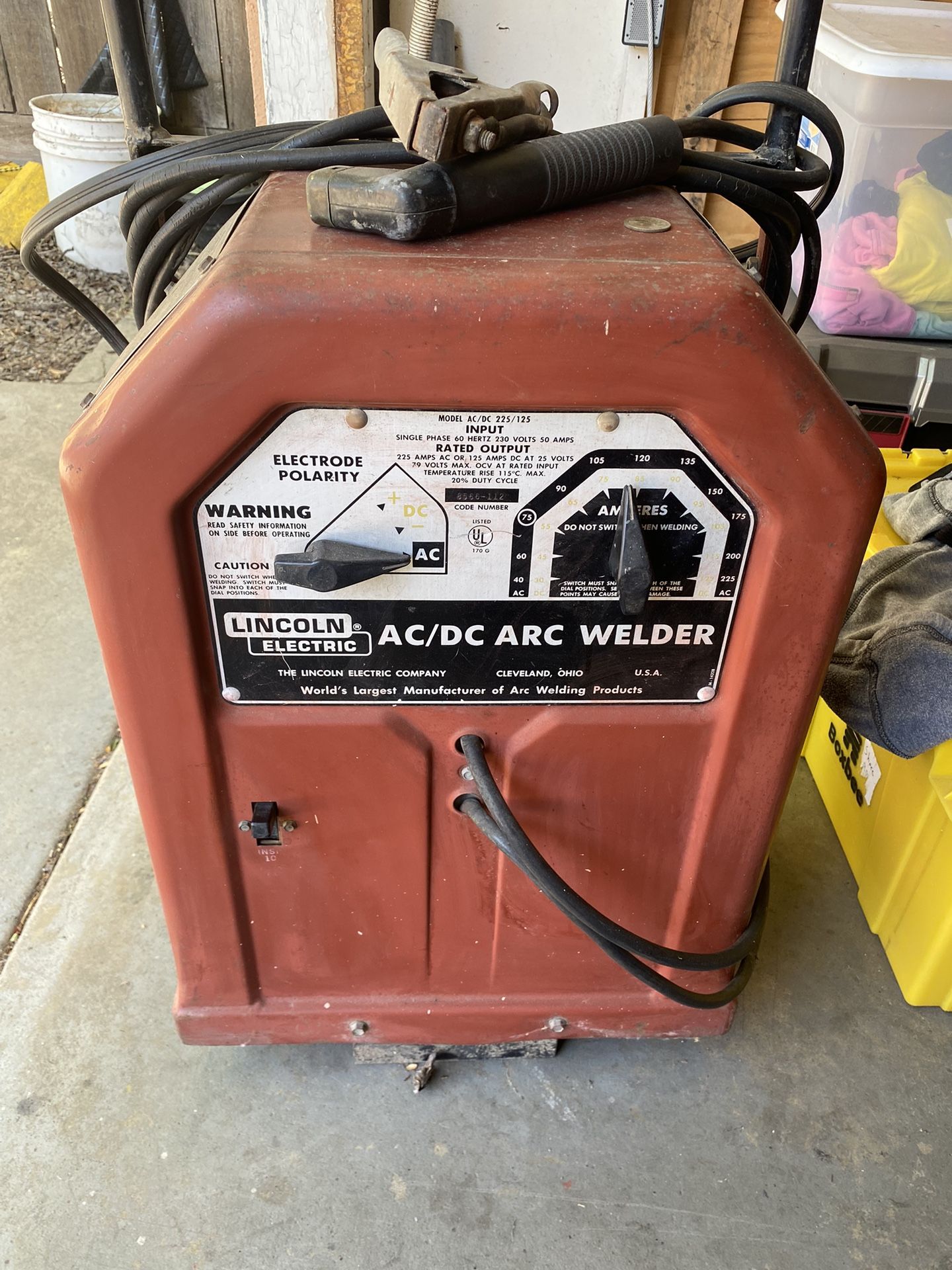 Lincoln AC/DC Tombstone Welder