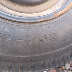 7.50-16 spare tire and rim