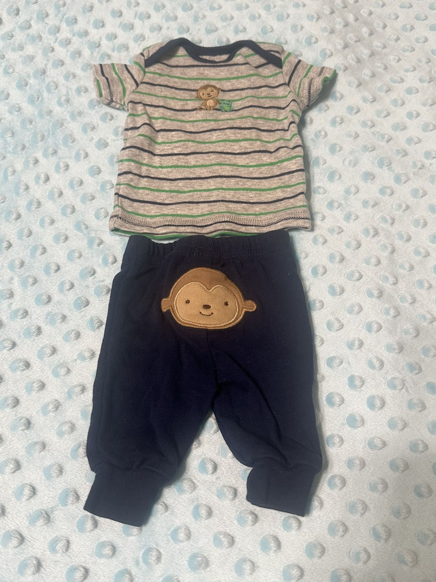 Preemie Baby Monkey Outfit