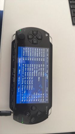 PSP 1000 128GB Memory And Charger