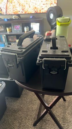 Plastic Ammo Cans Set of 2