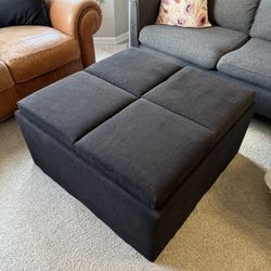 Ottoman w/ Storage & Stools