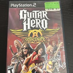 Guitar Hero Aerosmith (Sony PlayStation2 PS2, 2002) CIB