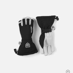 Hestra Army Leather Heli Ski Glove - Size 10 - Black