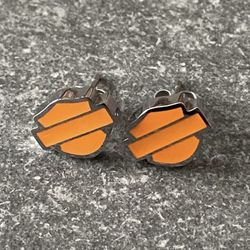 Brand New Harley Davidson Stud Earrings 