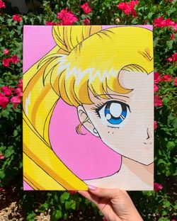 Sailor moon, Usagi painting