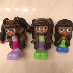 3 Diva Dolls African American Mattel