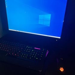 Desktop Computer W/ Gaming Keyboard And Mouse