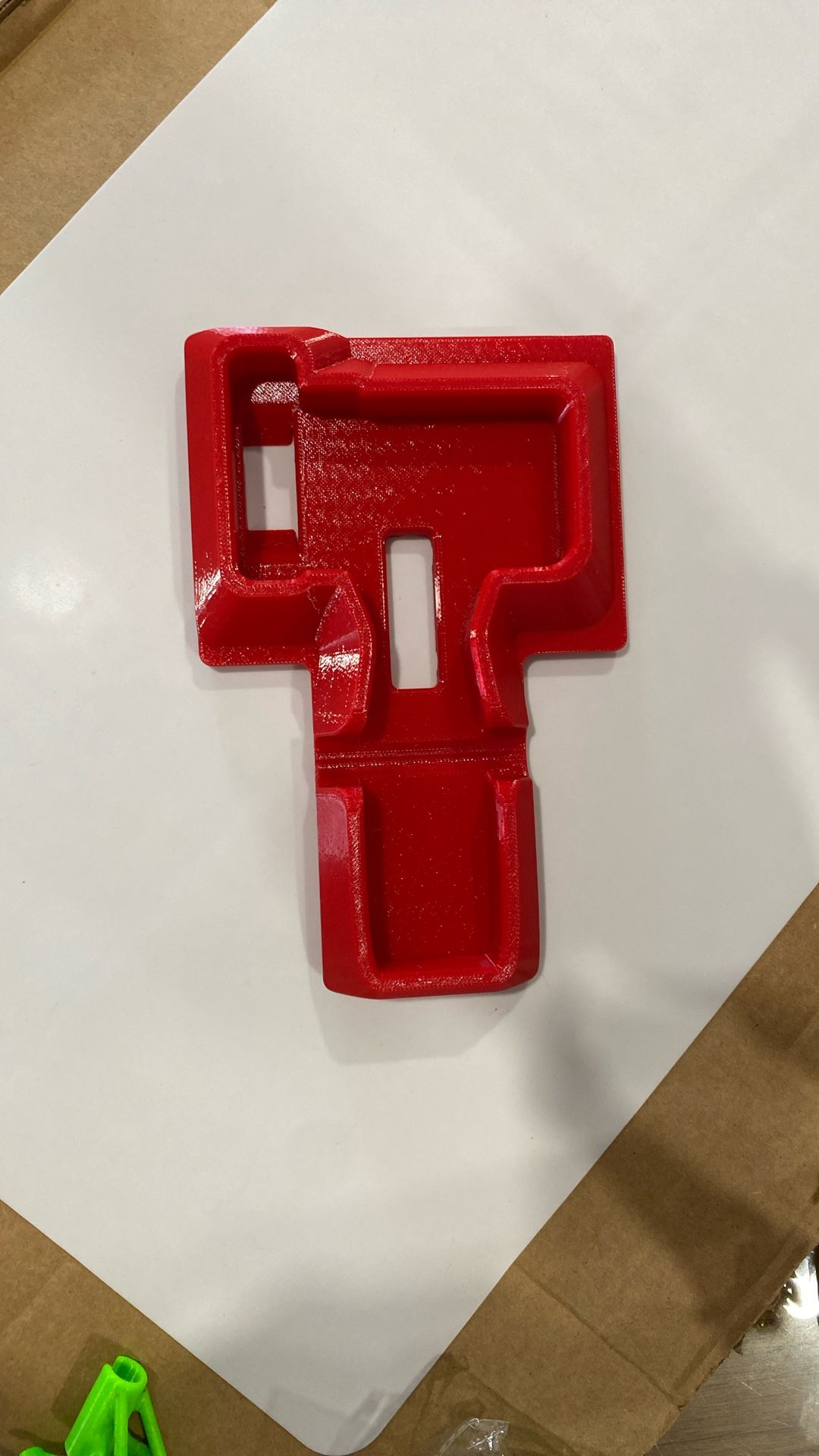 BuildInk™ Milwaukee M12 Cut-Off Tool Tray – Red 3D Printed Insert – Custom Organizer Compatible with 2522-20