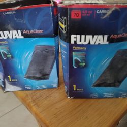 2 Boxes Of Brand New Fluval Carbon Filters 70