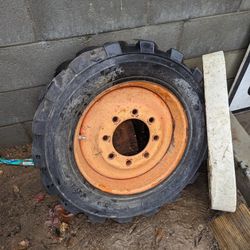 Bob Cat Or Forklift Wheel.   50.00