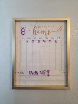 Whiteboard calendar