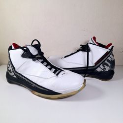2006 OG Nike Air Jordan  XX2  White Black Red Silver Chicago 315299-161 Size 13 for Restoration or Custom Project 