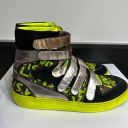 Louis Vuitton Stephen Sprouse GRAFFITI SNEAKERS High top Size 10 US Spellout