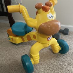 Little Tikes Go and Grow Lil' Rollin' Giraffe, Ride on Giraffe Toddler Bike for Boys and Girls - 3 Wheel Ride on with Adjustable Seat - Amazon Exclusi