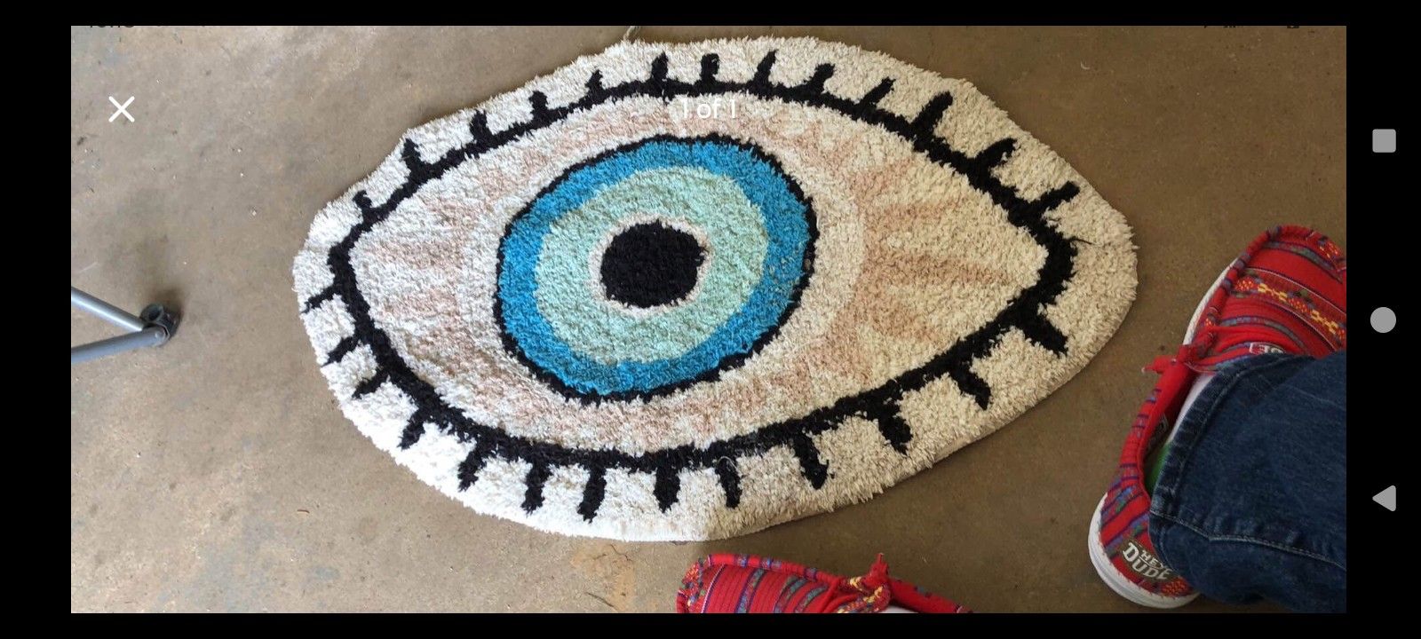 Eyeball Rug!