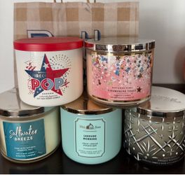 Bath & Body Works 3-Wick Candle Bundle Set of 5