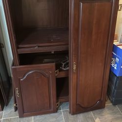  Hardwood Book Shelf/hutch