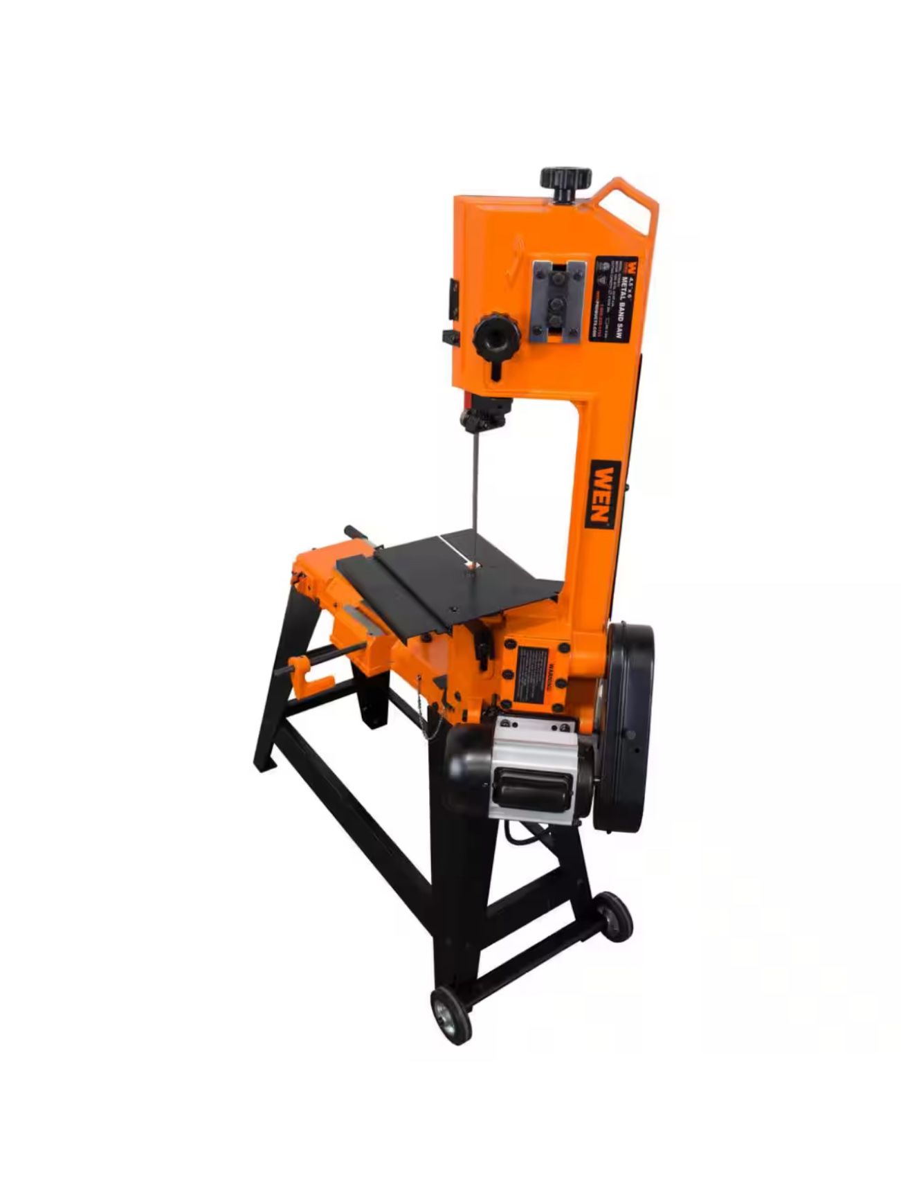 WEN 4 in. x 6 in. Metal-Cutting Band Saw with Stand