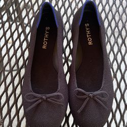 Rothy’s The Ballet Flat Slip On Bow Comfort Shoe