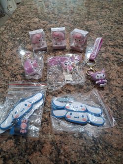 Sanrio Character Keychain and Accessory Bundle