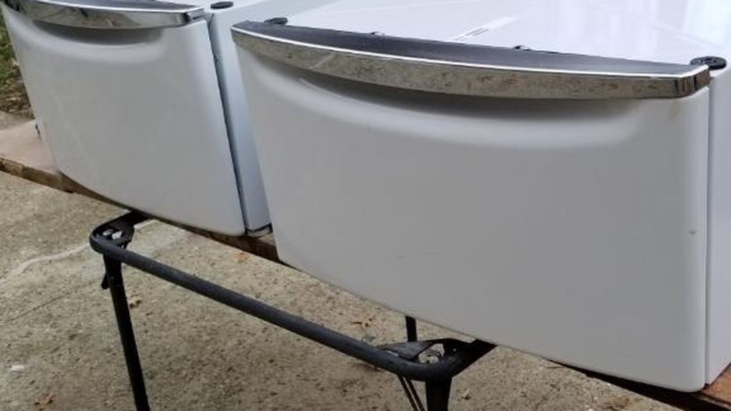 Maytag washer/dryer Laundry Pedestal With Storage White for Sale in