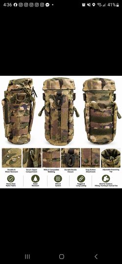 Tactical Molle Water Bottle Holder Pouch Hydration Carrier Bag Tactical EDC Water Bottle Carrier