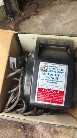 12 volt dc heavy duty winch
