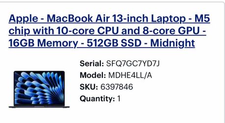 Macbook air 2026
