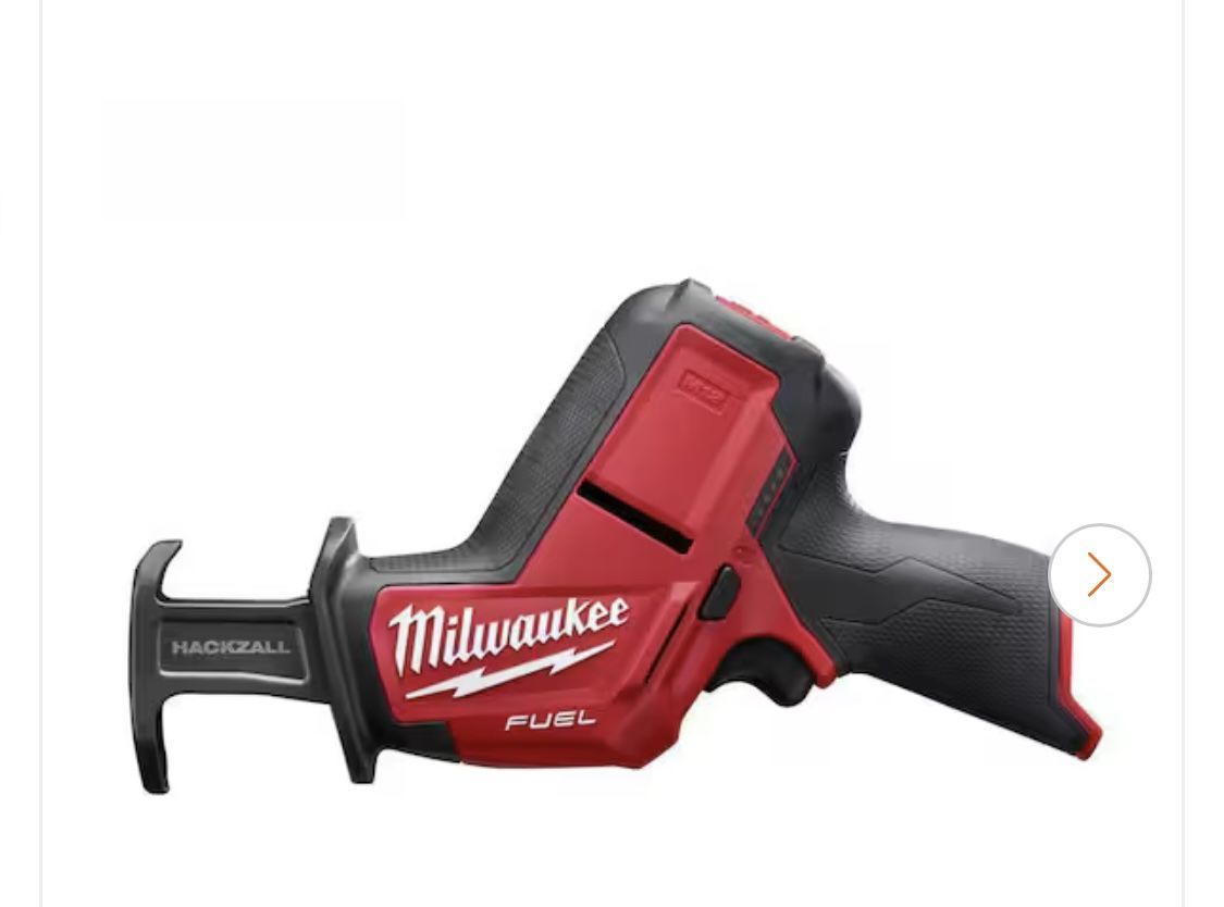 Milwaukee M12 FUEL 12V Lithium-lon Brushless Cordless HACKZALL Reciprocating Saw (Tool-Only)
