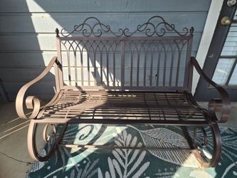 Outdoor Rocking Bench