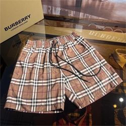 Bur🔥berry Vintage Classic Check Unisex Beach Pants