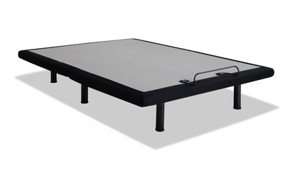 Adjustable Bed Base with Black Frame