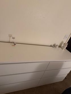 White IKEA 6-Drawer Dresser
