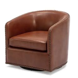 Tyler Swivel Caramel Armchair