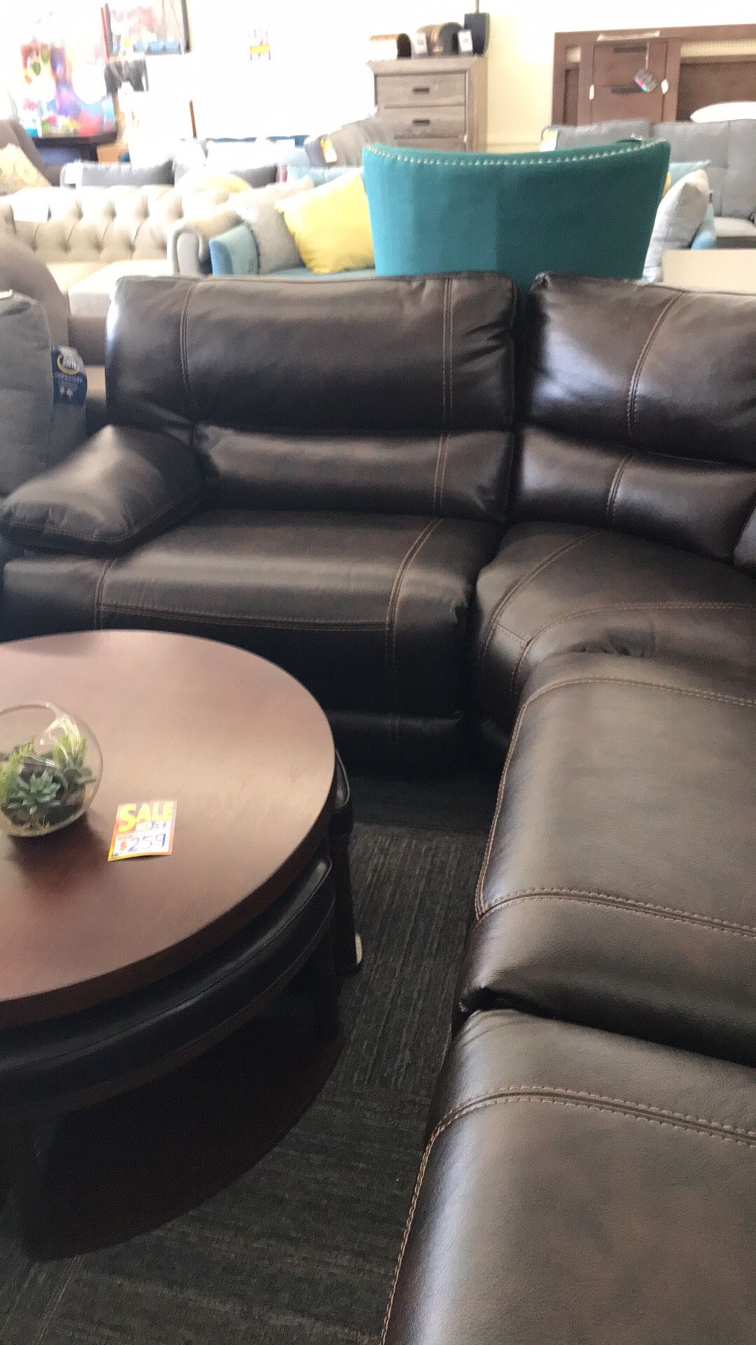 Power recliner sectional