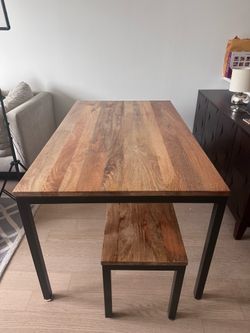 West Elm Table and Bench